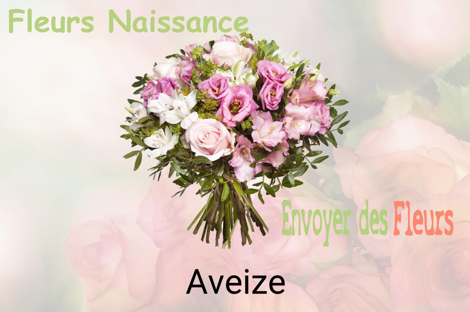 Bouquet de fleurs de naissance livré à Aveize