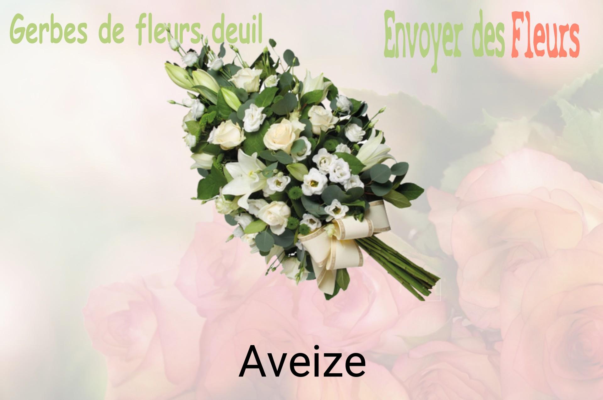 Gerbe de fleurs de deuil livrée à Aveize